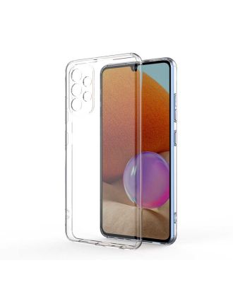 Samsung Galaxy A13 Case Super Siliconen Camera Beschermd Transparant+Nano Glas