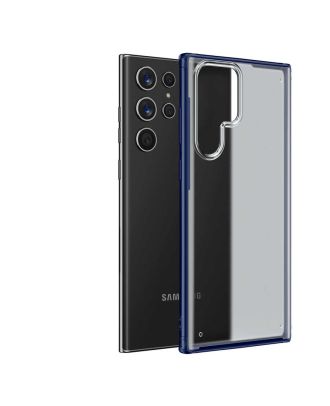 Samsung Galaxy S22 Ultra Kılıf Volks Silikon Ultra Koruma Transparan