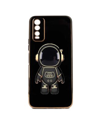 Vivo Y11S Case With Camera Protection Astronaut Pattern Stand Silicone