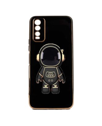 Vivo Y20 Case With Camera Protection Astronaut Pattern Stand Silicone