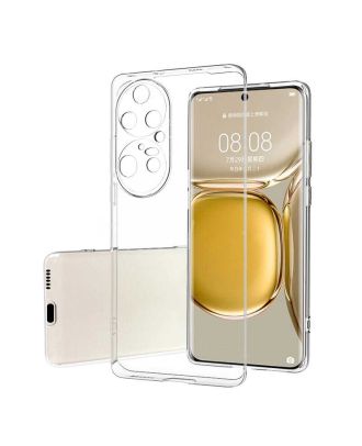 Huawei P50 Pro Case Super Silicone Transparent with Camera Protection