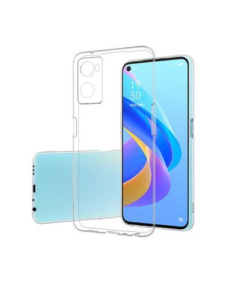 Oppo A96 4G Case Super Silicone Lux Transparant met camerabescherming