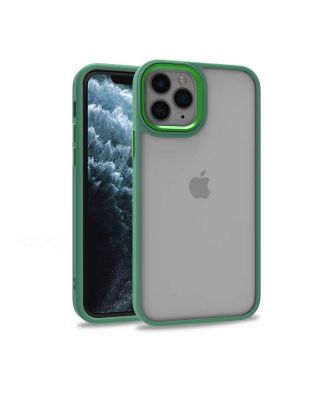 Apple iPhone 12 Pro Hoesje Flora Hard Silicone Achterkant Glas Transparant