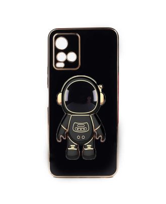 Vivo Y21S Case With Camera Protection Astronaut Pattern Stand Silicone
