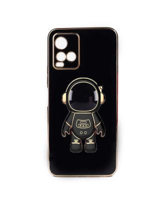 Vivo Y33S Case With Camera Protection Astronaut Pattern Stand Silicone
