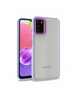 Samsung Galaxy A03S Flora Hard Silicone Achterkant Glas Transparant