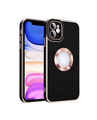 Apple iPhone 11 Case Metal Ring Hole Silicone