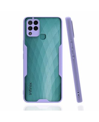 Infinix Hot 10T Case Parfait Protected Thin Frame Silicone