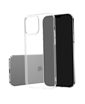 Apple iPhone 14 Pro Max Kılıf Sert Pc Kapak Şeffaf Kristal