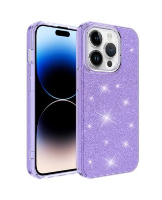 Apple iPhone 14 Pro Case Shining Glittery Silicone Back Cover