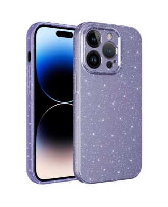 Apple iPhone 12 Pro Case Cotton Glittery Silicone Back Cover Camera Protected