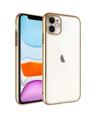 Apple iPhone 11 Kılıf Riksos Sert Mika Kapak Lens Korumalı Renkli