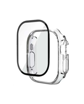 Apple Watch Ultra 49mm Transparante Hoesje Protector + Screenprotector zr55