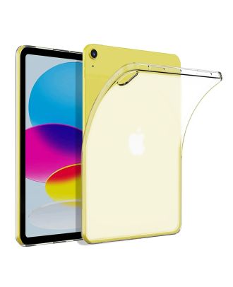 Apple iPad 10.9 2022 10.Nesil Kılıf Silikon Arkası Buzlu Lüx Koruma s2