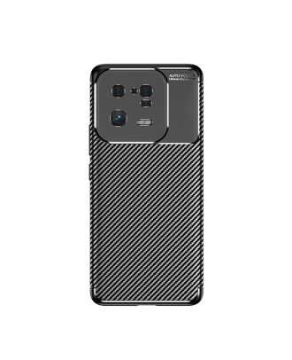 Teleplus Xiaomi Mi 13 Pro Case Negro Carbon Silicone Design+Full Screen Protector