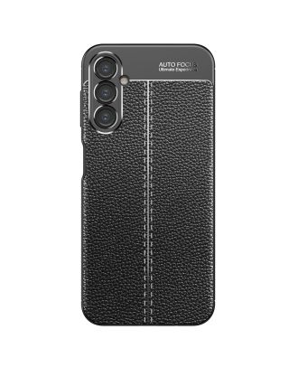 Samsung Galaxy A34 Case Niss Silicone Leather Look Camera Protected