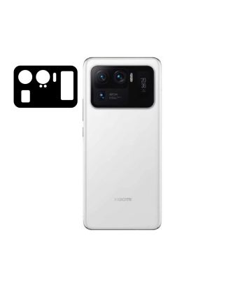 Xiaomi Mi 11 Ultra Kamera Lens Koruyucu Cam Siyah
