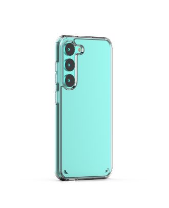 Case For Samsung Galaxy S23 Coss Transparent Hard Silicone+Full Screen Protector