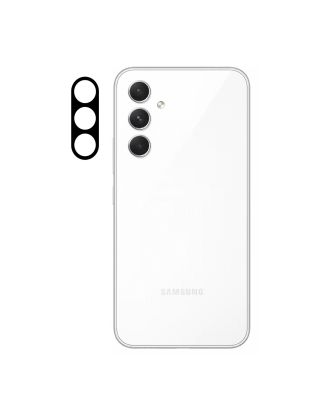 Samsung Galaxy A54 Kamera Lens Koruyucu Cam Siyah