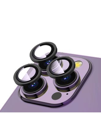 Apple iPhone 15 Pro Camerabeschermer Saffierglas Metaal A Kwaliteit Dun Slank CL12