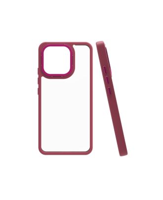 Xiaomi Mi 13 Case Flora Hard Silicone Glass on the Back Transparent