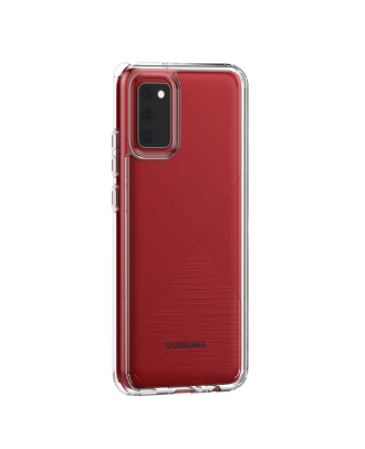 Samsung Galaxy A02S Kılıf Coss Şeffaf Sert Kapak