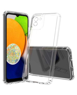 Samsung Galaxy A03 Case Super Silicone Lux Transparent with Camera Protection