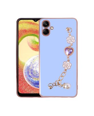 Samsung Galaxy A04 Case with Hand Stand Shiny Silicone Taka