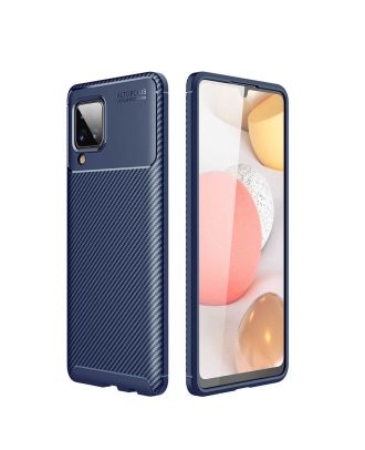 Samsung Galaxy A12 Case Negro Carbon Silicone + Nano Glass