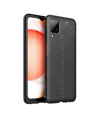 Samsung Galaxy A12 Case Niss Silicone Leather Look