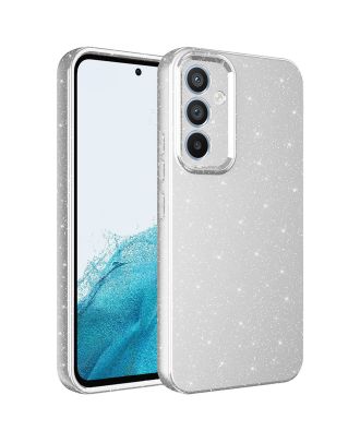 Samsung Galaxy A14 Case Koton Silvery Silicone Back Cover with Camera Protection