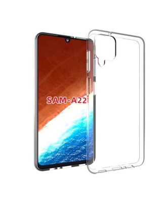 Samsung Galaxy A22 4G Case Super Silicone Protected Transparent