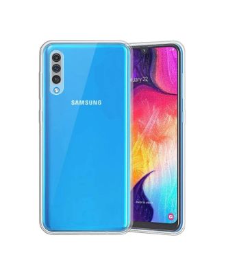 Samsung Galaxy A50 Case Camera Protected Transparent Silicone