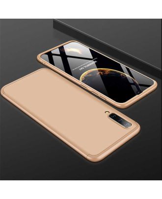 Samsung Galaxy A50 Kılıf Ays 3 Parçalı Önü Açık Sert Rubber Koruma+Nano