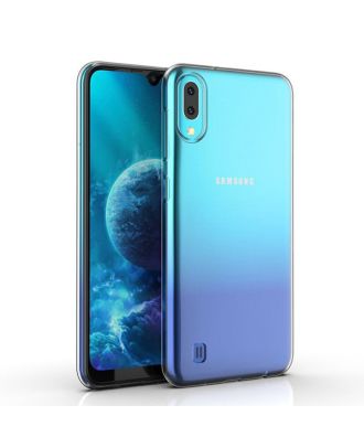 Samsung Galaxy M10 Case 02mm Silicon Thin Back Cover + Nano Glass