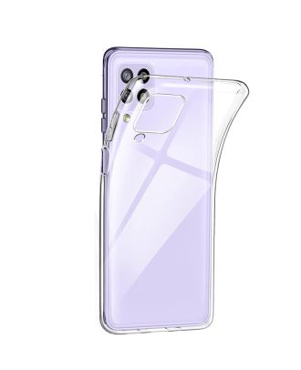 Samsung Galaxy M32 4G Case Super Silicone Transparent + Nano Glass