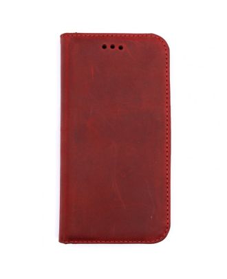 Samsung Galaxy Note 10 Plus Hoesje Echte lederen portemonnee met verborgen magneet