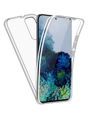 Samsung Galaxy Note 20 Kılıf Ön Arka Şeffaf Silikon Koruma