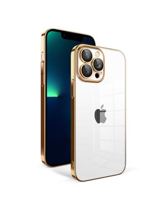 Apple iPhone 13 Pro Hoesje Camera Protected Garage Electroplated PC Hard Cover
