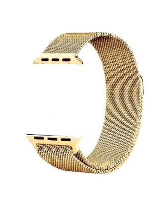 Apple Watch 7 41 mm Band Mesh Metalen Gevlochten Verstelbaar