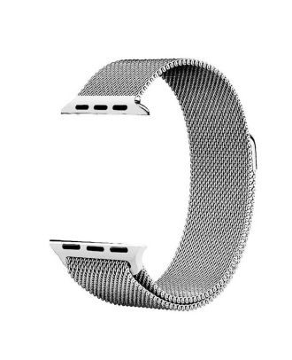 Apple Watch 6 44 mm Band Mesh Metalen Gevlochten Verstelbaar