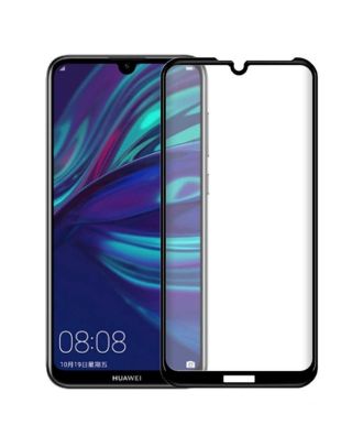 Huawei Honor 8A Full Kapatan Renkli Cam Tam Koruma