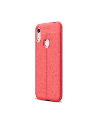 Huawei Honor 8a Case Niss Silicone Leather Look