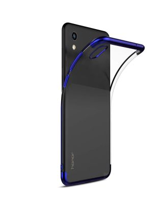 Huawei Honor 8s Kılıf Colored Silicone Yumuşak+Nano Glass