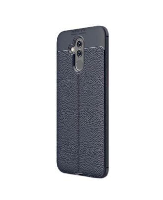Huawei Mate 20 Lite Case Niss Silicone Leather Look+Nano Glass