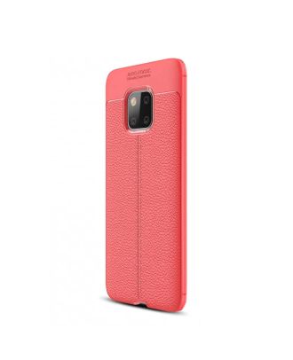Huawei Mate 20 Pro Case Niss Silicone Leather Look