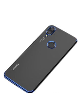 Huawei P Smart 2019 Case Colored Silicone Soft+Nano Glass
