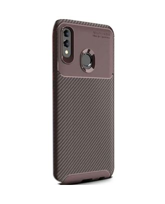 Huawei P Smart 2019 Case Negro Carbon Design Silicone