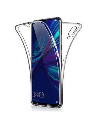 Huawei P Smart 2019 Hoesje Voorkant Achterkant Transparant Siliconen Bescherming