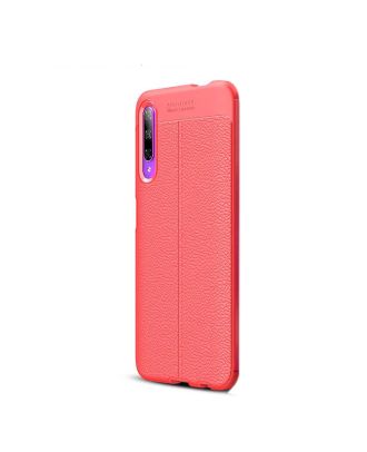 Huawei P Smart Pro 2019 Case Niss Silicone Leather Look